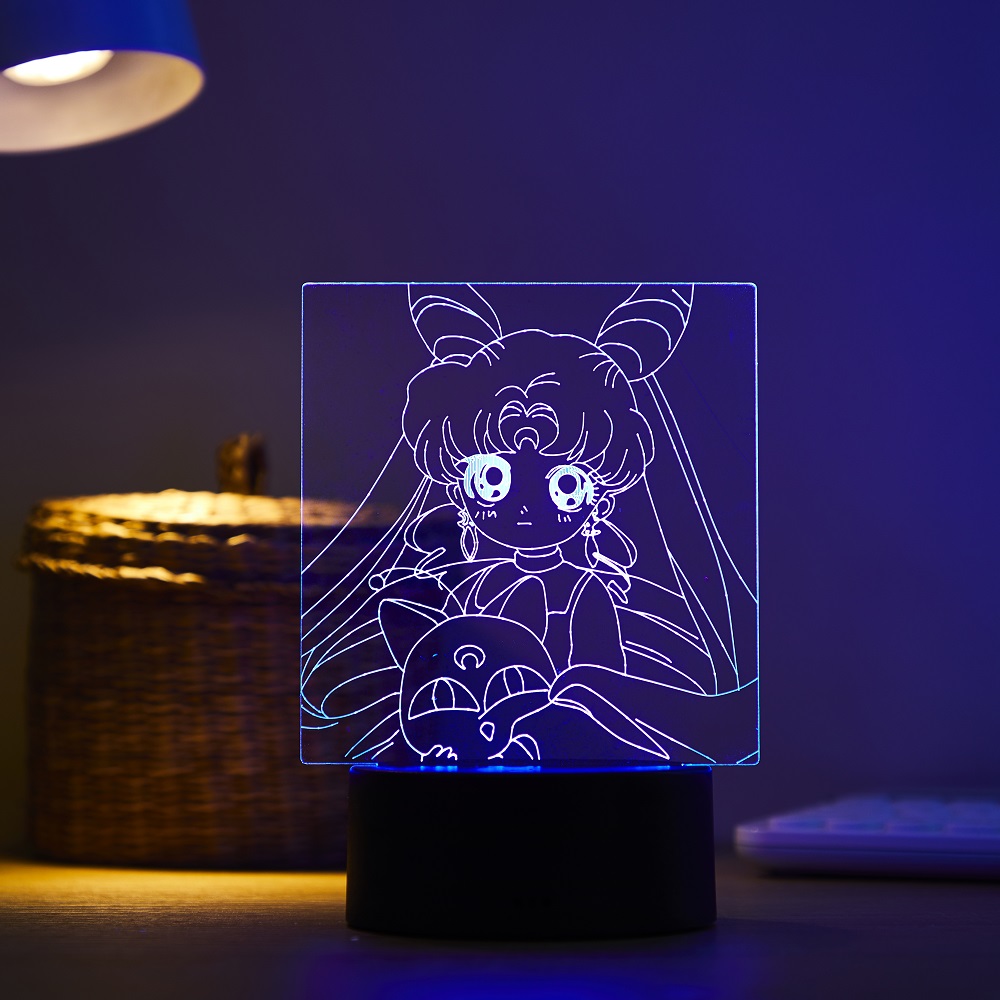 โคมไฟ LED 3D ลายตัวการ์ตูน ซึก - Led Moon Lamp บทวิจารณ์และราคา