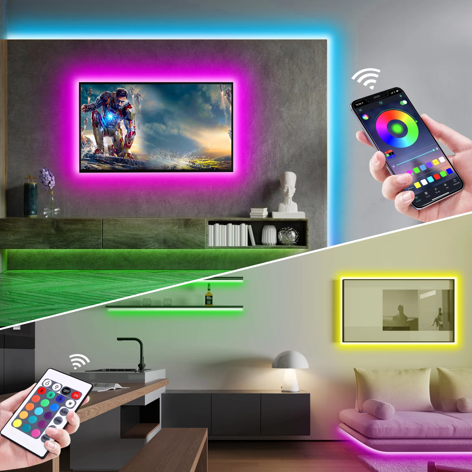 ไฟนีออน LED RGB ขนาด 1-5 เมตร  - Lighting Design Decor บทวิจารณ์และราคา